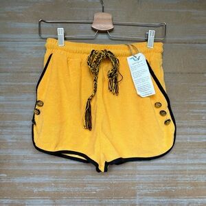 My Beachy Side NWT Terrycloth Shorts Coverup Swim Boho Vacation Summer Womens S